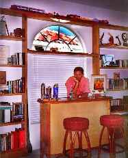 [Gary with Ashcraft Bar & Stools ... Great House!]