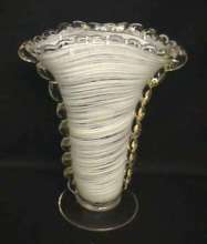 Murano Glass Swirl Vase