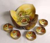 Noritake Hand-Painted Nut Set