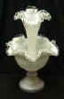 Fenton Silver Crest Centerpiece Epergne in Footed Bowl