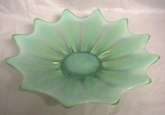 Fostoria Green Opalescent 10" Heirloom Dish