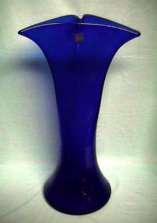 Blenko Cobalt Vase