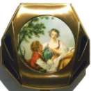 RARE Elgin with Figural Courting Couple Scen