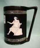 Royal Bayreuth Corinthian Figural Mug