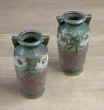 Pair of Roseville Dahlrose Vases