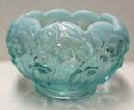 Fenton Lily-of-the-Valley Blue Opalescent Bowl