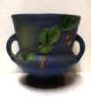 Fuschia Blue 2-Handled Vase