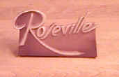 Roseville Script Sign - Pink