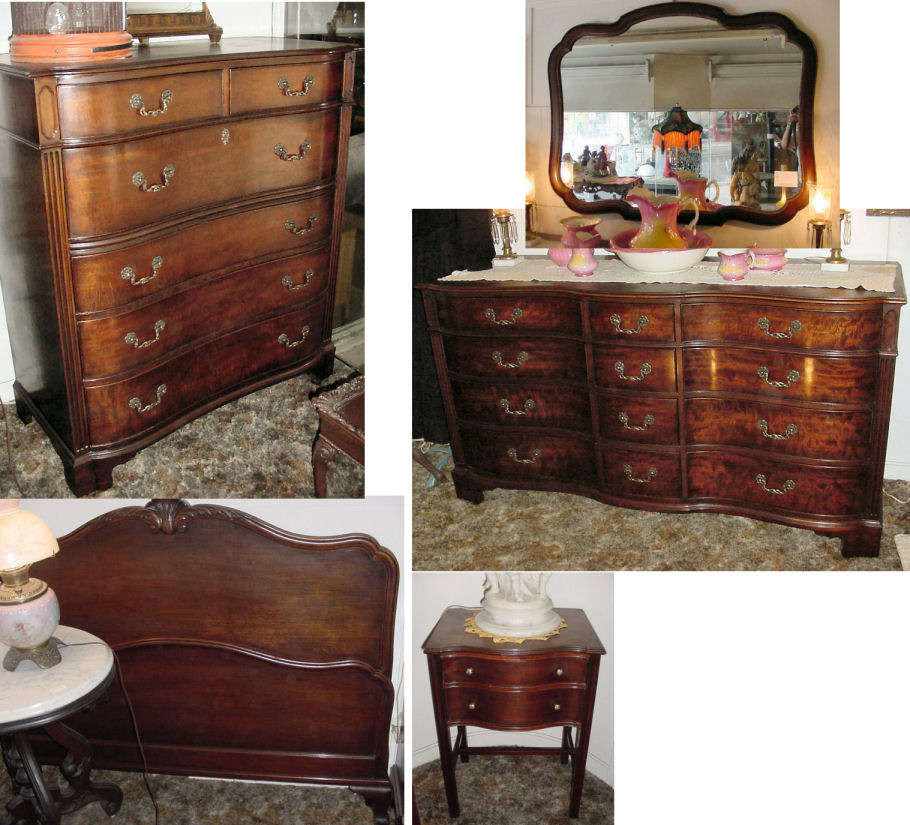 antique mirrored dresser