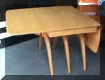 M197 Whalebone Triple Pedestal Table, 1948-55