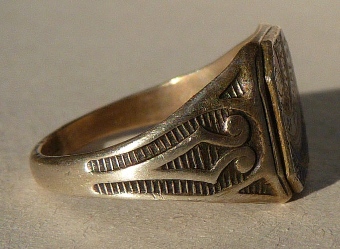 1933 chicago century of progress sterling silver ring beautifully done ...